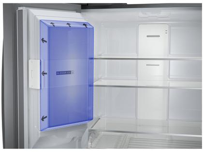 Imagem de Geladeira/Refrigerador Brastemp Frost Free Inverse Inox 515L com Dispenser de Água e Gelo BRH85