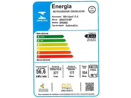 Imagem de Geladeira/Refrigerador Brastemp Frost Free Side by Side Black Inox 554L BRO85AE