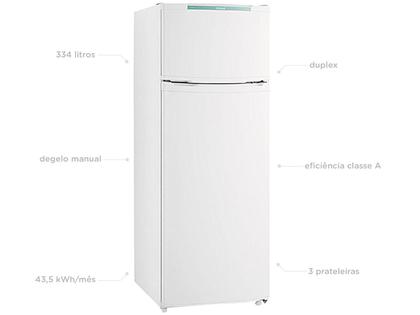 Geladeira/Refrigerador Consul Cycle Defrost Duplex - Branca 334L CRD37 EBANA Imagem de Geladeira/Refrigerador Consul Cycle Defrost Duplex