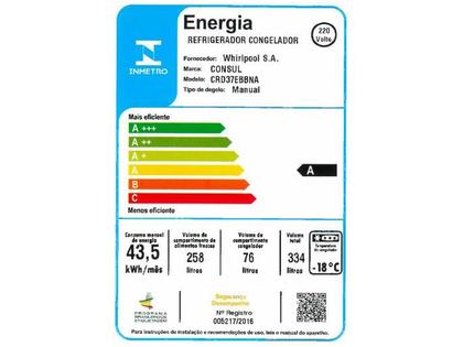 Geladeira/Refrigerador Consul Cycle Defrost Duplex - Branca 334L CRD37 EBANA Imagem de Geladeira/Refrigerador Consul Cycle Defrost Duplex