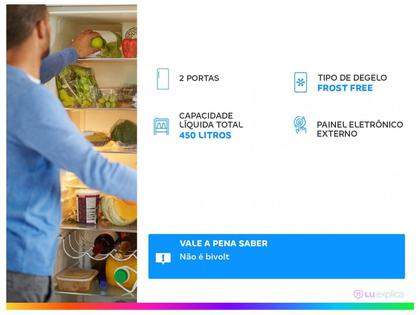 Imagem de Geladeira/Refrigerador Consul Frost Free Duplex