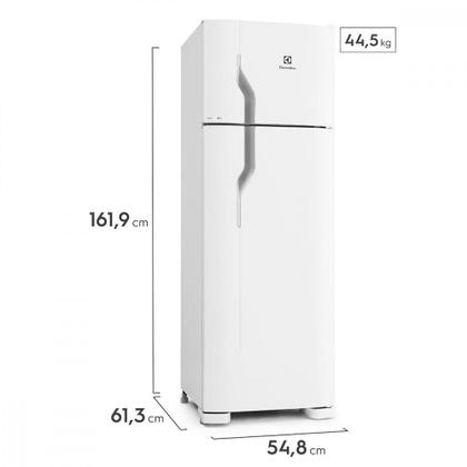 Imagem de Geladeira/Refrigerador Duplex Electrolux 260 Litros Cycle Defrost Branco DC35A - 220V