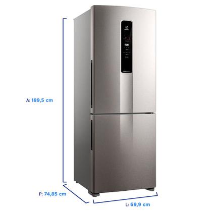 Imagem de Geladeira Refrigerador Electrolux 490L Frost Free Bottom Freezer Duplex IB7S