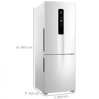 Imagem de Geladeira Refrigerador Electrolux Bottom Freezer 490L Frost Free Inverter IB7