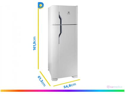 Geladeira/Refrigerador Electrolux Cycle Defrost Duplex Branco 260L DC35A Imagem de Geladeira/Refrigerador Electrolux Cycle Defrost Duplex Branco 260L DC35A