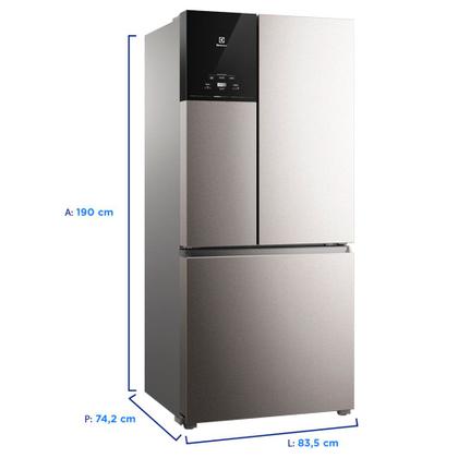 Imagem de Geladeira Refrigerador Electrolux Efficient 590L Frost Free Multidoor IM8S
