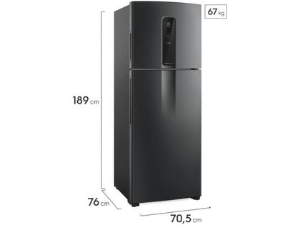 Imagem de Geladeira/Refrigerador Electrolux Frost Free AutoSense Duplex Preto 480L Efficient IT70B B