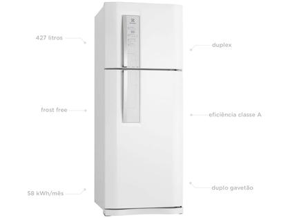 WFLS Geladeira/Refrigerador Electrolux Frost Free - Duplex 427L Painel