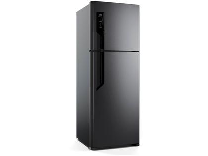 Imagem de Geladeira/Refrigerador Electrolux Frost Free Duplex Black Inox Look 480L Efficient TF71B