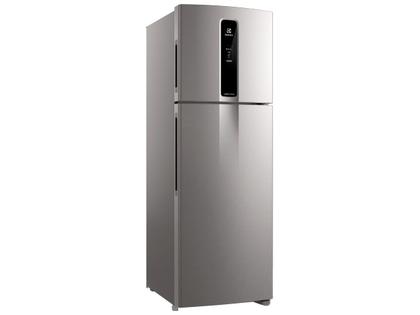 Geladeira/Refrigerador Electrolux Frost Free Duplex Inox Look 390L Efficient AutoSense IF43S Imagem de Geladeira/Refrigerador Electrolux Frost Free Duplex Inox Look 390L Efficient AutoSense IF43S