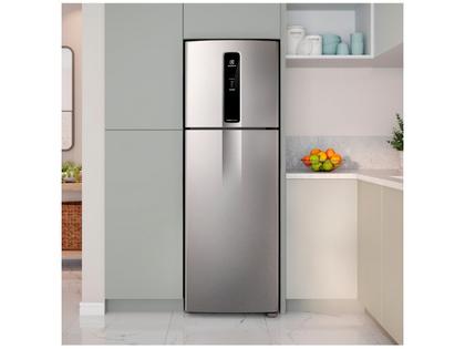 Geladeira/Refrigerador Electrolux Frost Free Duplex Inox Look 390L Efficient AutoSense IF43S Imagem de Geladeira/Refrigerador Electrolux Frost Free Duplex Inox Look 390L Efficient AutoSense IF43S