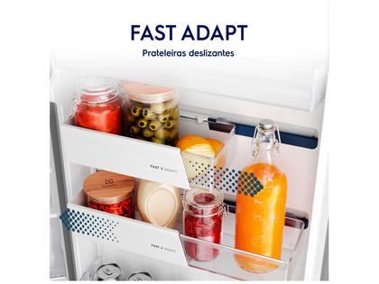 Geladeira/Refrigerador Electrolux Frost Free Duplex Inox Look 390L Efficient AutoSense IF43S Imagem de Geladeira/Refrigerador Electrolux Frost Free Duplex Inox Look 390L Efficient AutoSense IF43S