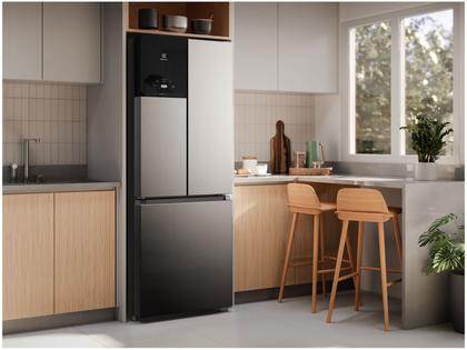 Geladeira/Refrigerador Electrolux Frost Free French Door Inox Look 480L Efficiente IM7S Imagem de Geladeira/Refrigerador Electrolux Frost Free French Door Inox Look 480L Efficiente IM7S