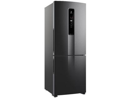 f*y様 Super Black FAC Geladeira Electrolux Frost Free 400L AutoSense Duplex Black Inox