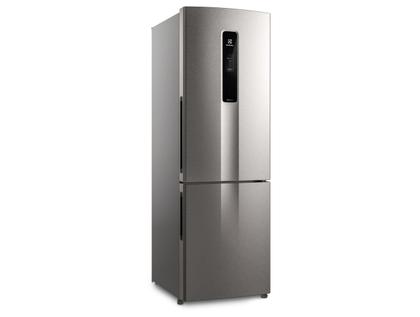 Imagem de Geladeira/Refrigerador Electrolux Frost Free Inverse Inox Look 400L Efficient IB6S Bivolt