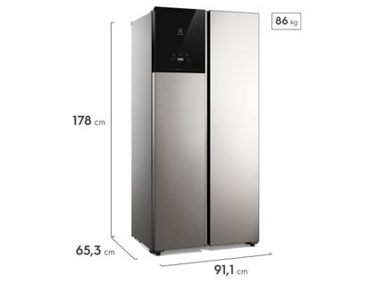 Imagem de Geladeira/Refrigerador Electrolux Frost Free Side by Side 431L ES40S Bivolt