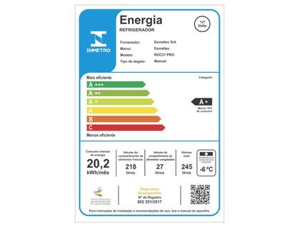 Imagem de Geladeira/Refrigerador Esmaltec Cycle Defrost 1 Porta Branco 293L ROC31 PRO