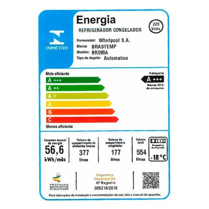 Imagem de Geladeira Refrigerador Frost Free French Door 554 Litros BRO85AK Brastemp
