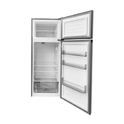 Imagem de Geladeira Refrigerador HQ 230 Litros Duplex Defrost, Baixo Consumo A+++ Preto/Cinza HQ-230RDFS