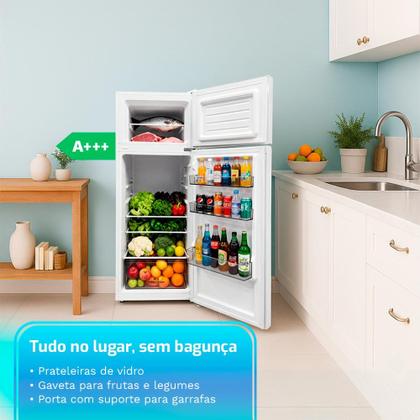 Imagem de Geladeira Refrigerador HQ Defrost 230 Litros Branco HQ-230RDFS
