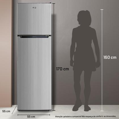 F.29様　100 Geladeira Refrigerador HQ Defrost 290 Litros Preto/Cinza HQ-290RDF