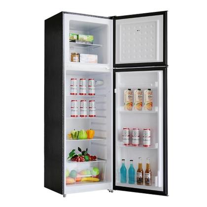 Geladeira Refrigerador HQ Defrost 290 Litros Preto/Cinza HQ-290RDF