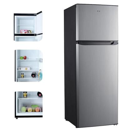 Geladeira Refrigerador HQ Defrost 310 Litros Preto/Inox HQ-310RDF 220V Imagem de Geladeira Refrigerador HQ Defrost 310 Litros Preto/Inox HQ-310RDF 220V