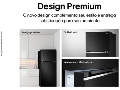 Geladeira/Refrigerador LG Frost Free Black 395L - Duplex GN-B392PXG Compressor Inverter Imagem de Geladeira/Refrigerador LG Frost Free Black 395L
