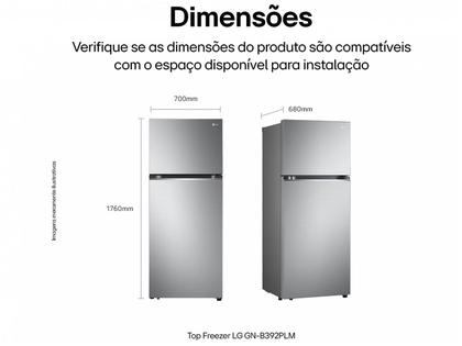 Imagem de Geladeira/Refrigerador LG Frost Free Duplex 395L