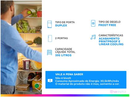 Imagem de Geladeira/Refrigerador LG Frost Free Duplex 395L