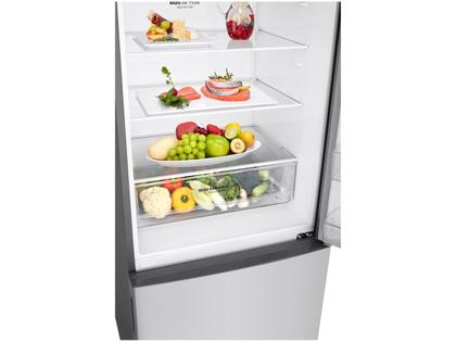 Geladeira/Refrigerador LG Frost Free Smart Inverse Prata 451L Inox Look GC-B569NLLM.APZFSBS Imagem de Geladeira/Refrigerador LG Frost Free Smart Inverse Prata 451L Inox Look GC-B569NLLM.APZFSBS