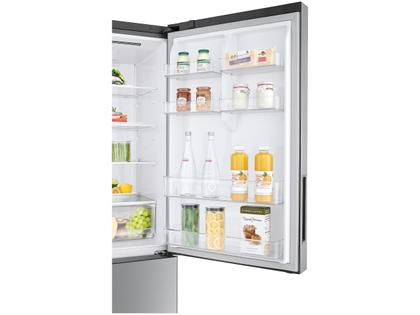 Geladeira/Refrigerador LG Frost Free Smart Inverse Prata 451L Inox Look GC-B569NLLM.APZFSBS Imagem de Geladeira/Refrigerador LG Frost Free Smart Inverse Prata 451L Inox Look GC-B569NLLM.APZFSBS
