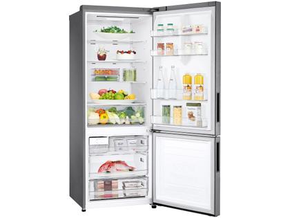 Geladeira/Refrigerador LG Frost Free Smart Inverse Prata 451L Inox Look GC-B569NLLM.APZFSBS Imagem de Geladeira/Refrigerador LG Frost Free Smart Inverse Prata 451L Inox Look GC-B569NLLM.APZFSBS
