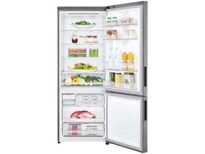 Geladeira/Refrigerador LG Frost Free Smart Inverse Prata 451L Inox Look GC-B569NLLM.APZFSBS Imagem de Geladeira/Refrigerador LG Frost Free Smart Inverse Prata 451L Inox Look GC-B569NLLM.APZFSBS