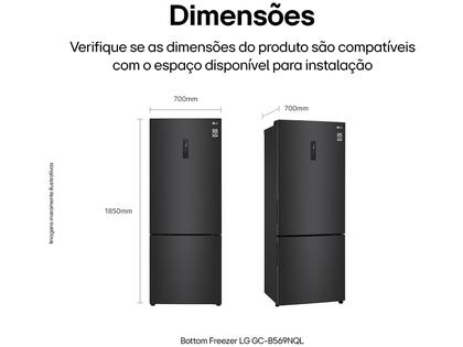 Imagem de Geladeira/Refrigerador LG Frost Free Smart Preta