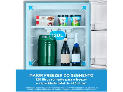 Geladeira/Refrigerador Midea Frost Free 2 Portas Branca 425L MD-RT572EVD011 Imagem de Geladeira/Refrigerador Midea Frost Free 2 Portas Branca 425L MD-RT572EVD011