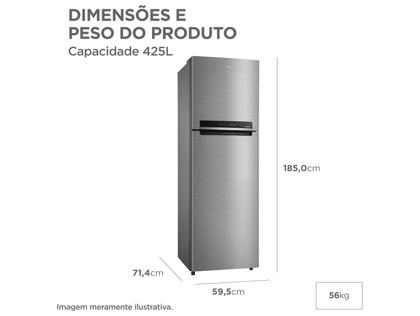 Imagem de Geladeira/Refrigerador Midea Frost Free Duplex 425L MDRT572EVD463 Bivolt