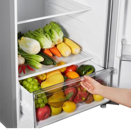 Geladeira/Refrigerador Midea Frost Free Duplex 425L RT572EVD Inox - Springer carrie Imagem de Geladeira/Refrigerador Midea Frost Free Duplex 425L RT572EVD Inox