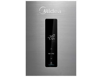 Imagem de Geladeira/Refrigerador Midea Frost Free Inverse Inox 416L MDRB593FGD463 Bivolt