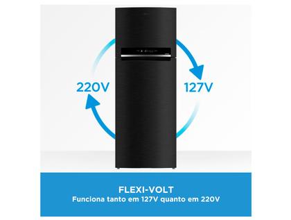 Geladeira/Refrigerador Midea Smart Frost Free Duplex Preto Basalto