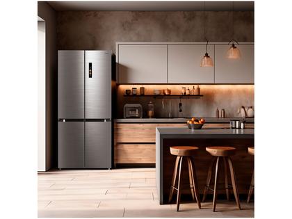 Imagem de Geladeira/Refrigerador Midea Smart Frost Free French Door Prata 474L MD-RF691FGD463 Bivolt