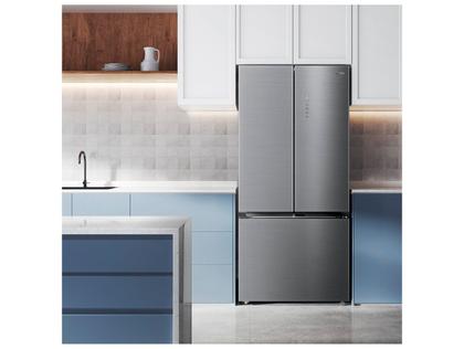 Imagem de Geladeira/Refrigerador Midea Smart Frost Free Multidoor Cor Inox 672L MDRM905MMD463 Bivolt