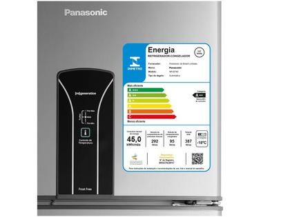 Geladeira/Refrigerador Panasonic Frost Free Duplex - 387L
