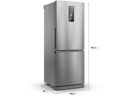Imagem de Geladeira/Refrigerador Panasonic Frost Free Duplex Inverse Aço Escovado 460L NR-BB64PV1X