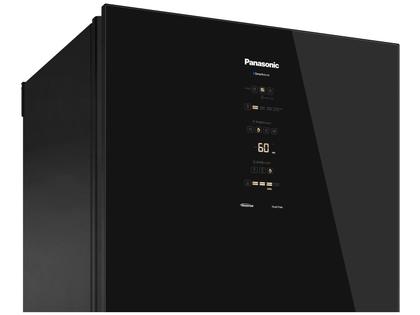 Geladeira/Refrigerador Panasonic Frost Free Duplex Inverse Black Glass 450L BB65 Imagem de Geladeira/Refrigerador Panasonic Frost Free Duplex Inverse Black Glass 450L BB65