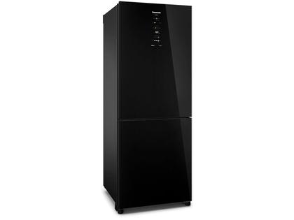 Geladeira/Refrigerador Panasonic Frost Free Duplex Inverse Black Glass 450L BB65 Imagem de Geladeira/Refrigerador Panasonic Frost Free Duplex Inverse Black Glass 450L BB65