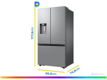 Imagem de Geladeira/Refrigerador Samsung Smart Frost Free French Door 576L com Dispenser de Água e Gelo RF27CG5410SR/AZ