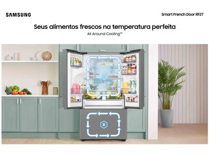 Imagem de Geladeira/Refrigerador Samsung Smart Frost Free French Door 576L com Dispenser de Água e Gelo RF27CG5410SR/BZ