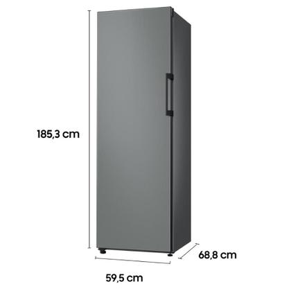 Geladeira Samsung Bespoke Cinza 315L 1 porta Flex 110V (Painel