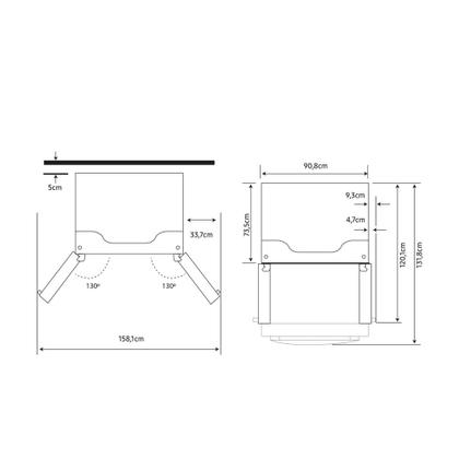 Imagem de Geladeira Samsung French Door RF27 com All Around Cooling com Dispenser de Água e Gelo 576L Inox